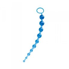 Bile Anale Toyz4Lovers "Erotica Blue" 26 cm - Albastru - vedere frontala
