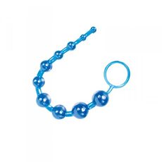 Bile Anale Toyz4Lovers "Erotica Blue" 26 cm - Albastru - culoare si material