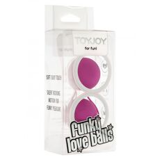 Bile Vaginale Kegel ToyJoy "Funky Love Balls" 21 cm - Rosu##