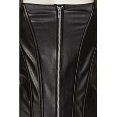 Corset Piele Ecologica Avanza - Negru - culoare si material