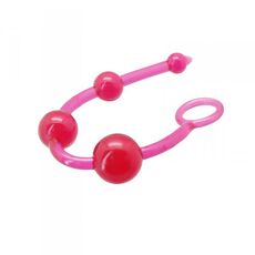 Bile Anale Toyz4Lovers 20 cm - Roz - dimensiuni complete