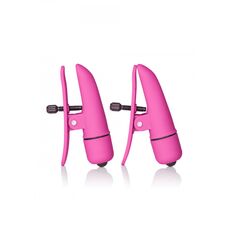Cleme Sfarcuri cu Vibratii California Exotics "Nipplettes" - Roz - culoare si material