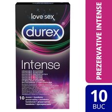 Prezervative Durex Intense Orgasmic 10 bucati#