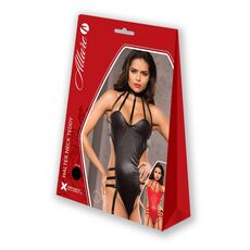 Body Negru Halter Teddy, Allure Lingerie#