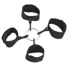 Set Catuse Toyz4Lovers "Easy Arms Restraint" Negru##