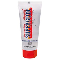 Lubrifiant Anal HOT Warming "Superglide" 100ml - vedere frontala