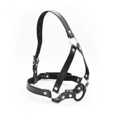 Masca Head Harness + Ring Gag [ Calus cu Inel ]#