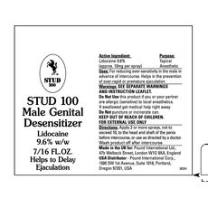 Spray pentru Intarzierea Ejacularii Stud "STUD 100" 12 ml##