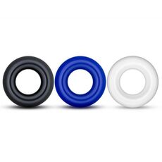 Set 3 Inele Penis Lovetoy &raquo;Power Plus X Donut&laquo; 3 cm - culoare si material