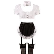 Costumatie Menajera Sexy Cotelli Collection - dimensiuni complete