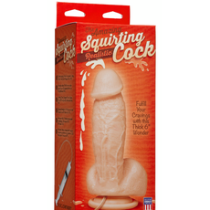 Dildo Doc Johnson "Squirting Cock" 18,8 cm - Natural