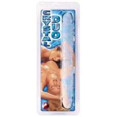 Dildo Dublu Transparent You2Toys  "Crystal Duo" 34 cm##