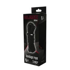 Sfoara Bondage Dream Toys "Blaze de Luxe" 5 Metri - Negru