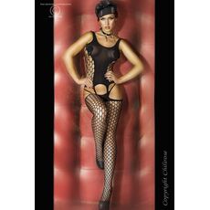 Bodystocking Chilirose - Negru