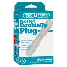 Adaptor Doc Johnson »Frosted Double Up Plug« Vac-U-Look 13,5 cm