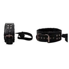 Set Bondage Erotica Fetish Art, Piele Neagra cu plus, 8 piese