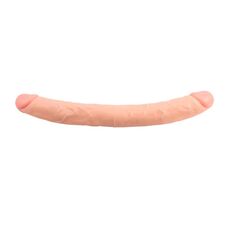 Dildo Dublu Chisa Novelties "Ballsy Super Cock" 32,5 cm - Natural##