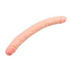 Dildo Dublu Chisa Novelties "Ballsy Super Cock" 32,5 cm - Natural##