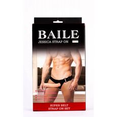 StrapOn Vibrator Barbati Baile &raquo;Jessica&laquo; 16 cm - Natural