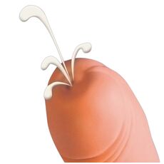 Dildo Ejaculare You2Toys "Cumshot" 21cm - Natural - detaliu design