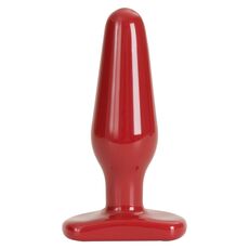 Plug Anal Red Boy, Silicon Rosu, Doc Johnson, 14 cm x 3,6 cm