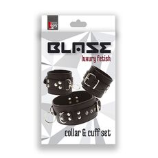 Set Bondage Dream Toys "Collar & Cuffs" - Negru##