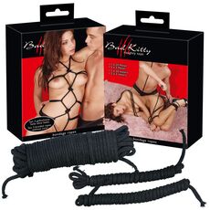 Set Sfoata Bondage Bad Kitty "Naughty Toys" 26 Metri - Negru##