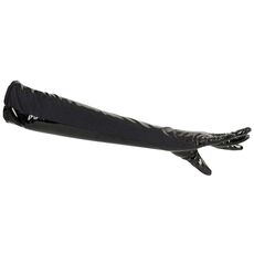 Manusi Latex Look Black Level - Negru - vedere laterala