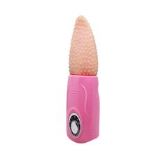 Vibrator Limba HAOOY &raquo;Tongue&laquo; 16,5 cm - Roz - vedere frontala