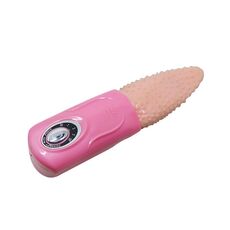 Vibrator Limba HAOOY &raquo;Tongue&laquo; 16,5 cm - Roz - culoare si material