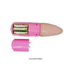 Vibrator Limba HAOOY &raquo;Tongue&laquo; 16,5 cm - Roz - detaliu finisaj