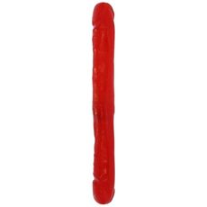 Dildo Dublu Seven Creations "Red Dong" 30 cm - Rosu##