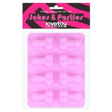 Forma pentru Gheata, Penis Ice Cube silicon, Lovetoy - vedere frontala
