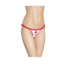 Bikini Asistenta Medicala Softline -Alb - vedere frontala