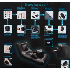 Masina Sex Excellent Power »Magic Thrusting Bed« Neagra