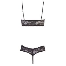 Set Lenjerie Intima din Dantela si Satin Cottelli Collection - dimensiuni complete