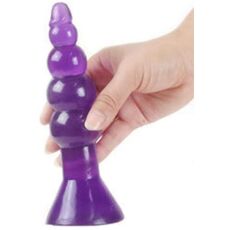 Butt Anal Baile "Butt Riders" 18 cm - Violet - detaliu finisaj