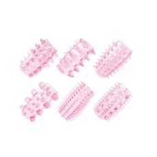 Set 6 Mansoane Penis &raquo;Toyz4Lovers&laquo; 4 cm - Roz