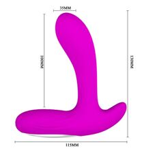 Vibrator Pretty Love »Backie« 10 cm - Violet - vedere frontala