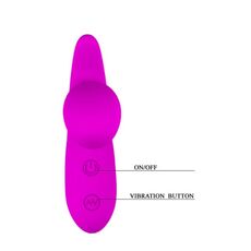 Vibrator Pretty Love »Backie« 10 cm - Violet - culoare si material