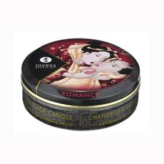 Mini Lumanare Masaj SHUNGA 30 ml - Capsuni##