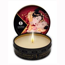 Mini Lumanare Masaj SHUNGA 30 ml - Capsuni##