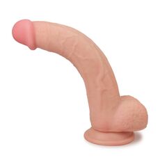 Dildo Realistic Lovetoy "Sliding Skin Dong 9" 25 cm - Natural##