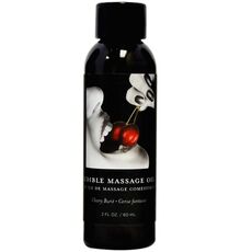 Ulei Masaj Comestibil Earthly Body "Cirese" 60 ml - vedere frontala
