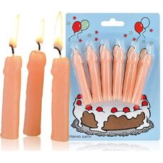 Set Lumanari Ceara Erotica "Candles Penis" 7 cm - Natural##