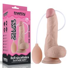Dildo Lovetoy "Cumming Softee" 20,32 cm - Natural