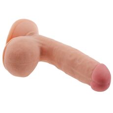 Dildo Ultra Soft Dude Realistic 7.5" - [ 19 cm x 3,9 cm ] - detaliu finisaj