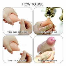 Dildo Lovetoy "Cumming Softee" 23 cm - Natural##
