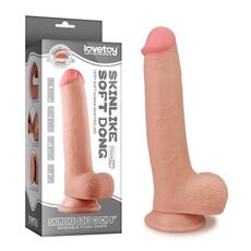Dildo Realistic Lovetoy "Sliding Skin Dong 8" 23 cm - Natural