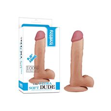 Dildo Ultra Soft Dude Realistic 9"  [ 23 cm x 4,1cm ] - vedere frontala